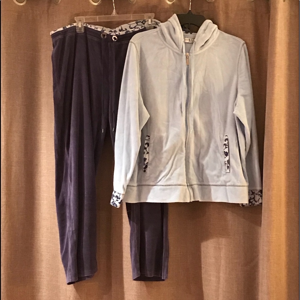 Blue leisure set